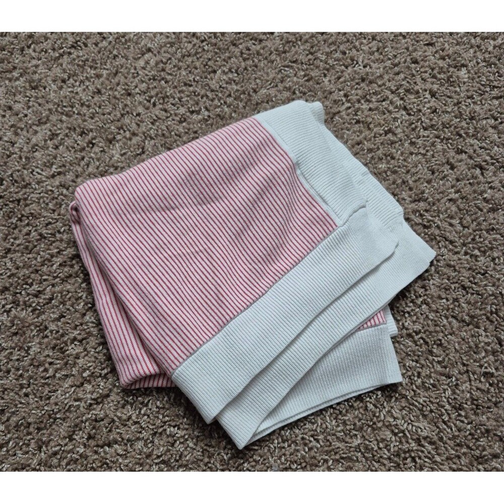 Purebaby textured blanket one size 100% organic cotton- red/white
